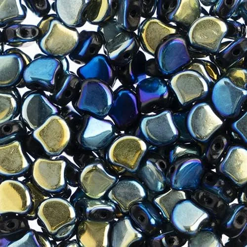 Vista 3 de John Bead Cuentas de hoja de ginko checo checo de 1.76 oz de 0.295 in para hacer pulseras y collares de joyería de bricolaje
