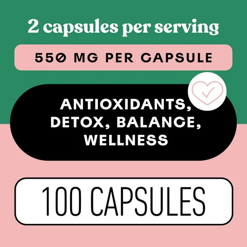 Vista 5 de Complete Natural Products Cápsulas de hibisco orgánico, 550 mg, 100 unidades, a base de plantas, polvo de flores orgánicas para apoyo antioxidante