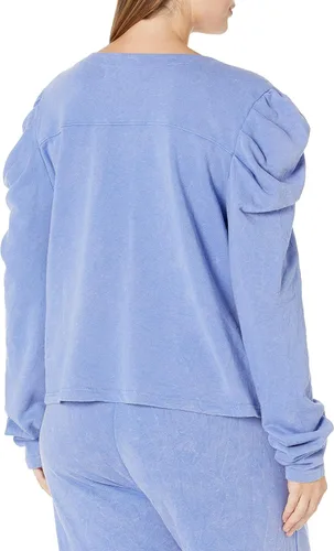 Vista 4 de KENDALL + KYLIE Cuello en V de manga abombada para mujer, exclusivo de Tienda