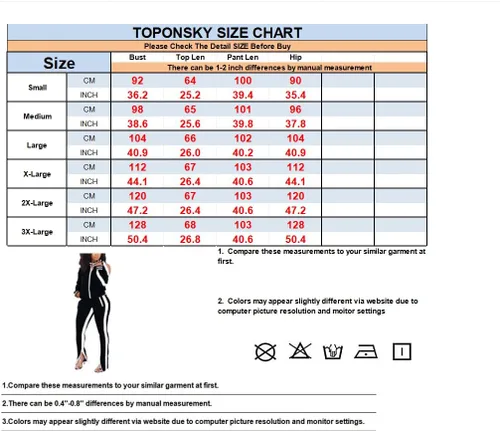 Vista 7 de TOPONSKY Conjunto casual de 2 piezas para mujer, conjunto de pantalón largo