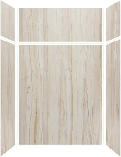 Vista 28 de Transolid EWKX363696-41 Expressions - Kit de pared de ducha de 6 paneles con extensión, 36 pulgadas de largo x 36 pulgadas de ancho x 96 pulgadas