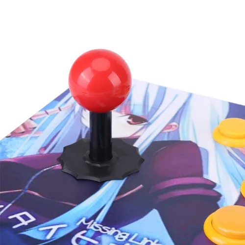 Vista 8 de Tnfeeon Controlador de juegos de PC, joystick de arcade, joystick de juego de arcade, controlador de juego USB, superficie oblicua para computadora