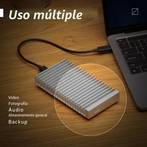 Vista 7 de OWC Express 1M2 1TB USB4 40Gb/s Solución de almacenamiento portátil NVMe