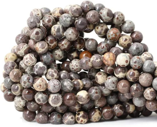 Vista 76 de Cuentas redondas sueltas de ágata estilo antiguo vena de dragón de 6mm, cuentas para diseño de joyas, 60 cuentas Ágata de vena de dragón