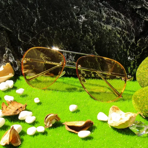 Vista 7 de Xpectrum Gafas de sol clásicas de doble puente de metal estilo aviador para mujeres y hombres, gafas de sol retro UV400 sin montura