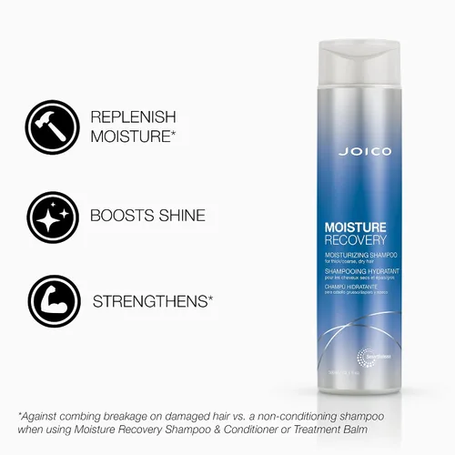Vista 3 de Joico Juego de champú y acondicionador hidratante para recuperación de humedad Reponer la pérdida de humedad Para cabello grueso, grueso y seco