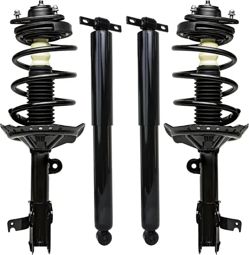 Vista 83 de Detroit Axle - Puntales y Amortiguadores para Chevy Traverse Buick Enclave GMC Acadia Saturn Outlook 2007-2012, 2 puntales delanteros con resorte
