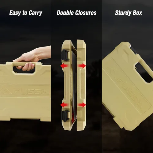 Vista 5 de Flissa Kit de aderezo de campo de caza y cuchillo de caza con funda de cuero