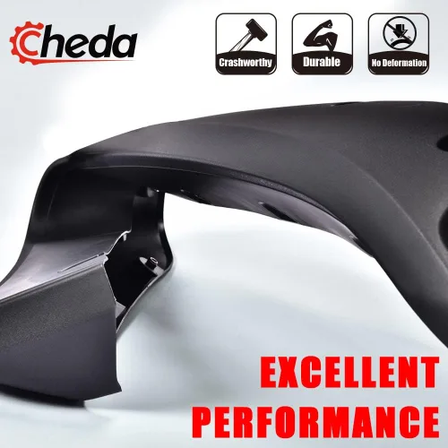 Vista 6 de CHEDA Aletas para parachoques, Compatible con Ford F150 SVT Raptor 2009 2010 2011 2012 2013 2014, Cubierta de rueda estilo de fábrica, FO1268100