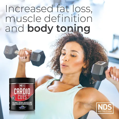 Vista 6 de NDS Nutrition Cardio Cuts 4.0 - Gusher de uva, 20 porciones (paquete de 1) Endurance, Performance & Metabolism Support Advanced Weight Loss