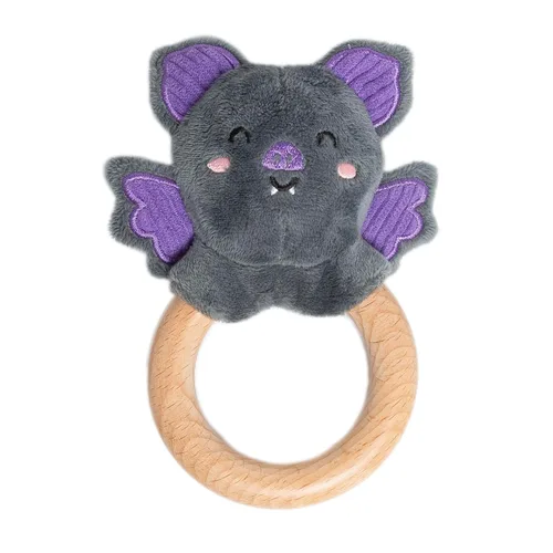 Vista 17 de Pearhead Mordedor de bebé de dinosaurio, anillo de dentición de silicona
