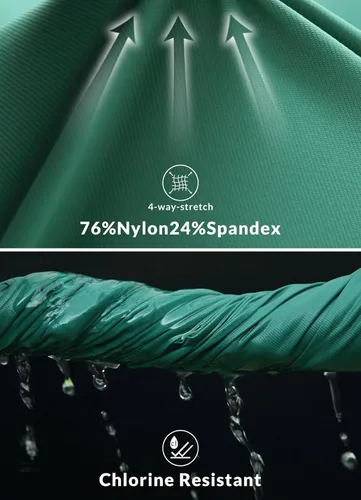 Vista 105 de baleaf Traje de baño de cintura alta de 3, 5, 7, 9 pulgadas, para mujer, de secado rápido, con bolsillos