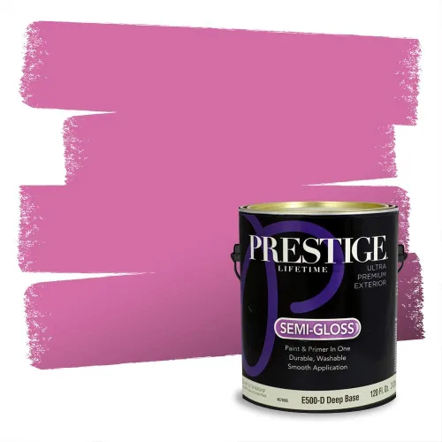 Vista 515 de Prestige Paints Pintura exterior e imprimación en uno, 1 galón, plano, coincidencia comparable de Valspar* Amber Rose*