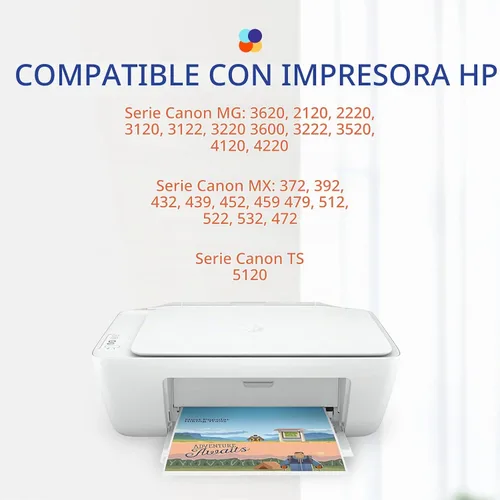 Vista 2 de Paquete combinado de repuesto 240XL 241XL para cartuchos de tinta Canon
