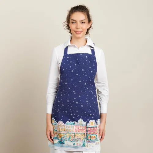 Vista 786 de Maison d' Hermine Delantales para mujer con bolsillo, 100% algodón (27.50 x 31.50 pulgadas)
