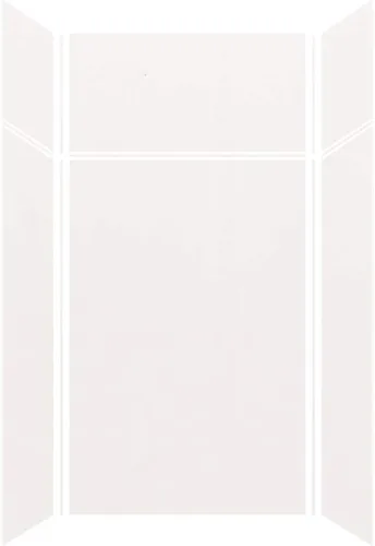 Vista 24 de Transolid EWKX363696-41 Expressions - Kit de pared de ducha de 6 paneles con extensión, 36 pulgadas de largo x 36 pulgadas de ancho x 96 pulgadas
