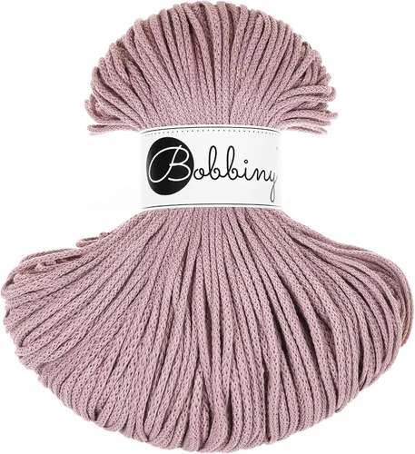 Vista 10 de Bobbiny - Cordón trenzado de macramé junior de 3 mm, 108 yardas/330 pies (rojo vino)