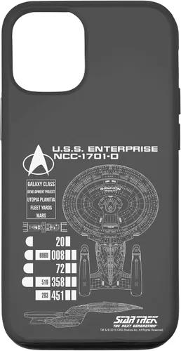 Vista 28 de Star Trek: The Next Generation U.S.S. Enterprise NCC-1701-0 Case for iPhone 17