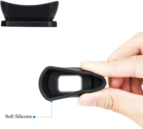 Vista 2 de Sombra ocular suave extendida para Nikon D7500 D7200 D7100 D7000 D5200 D5100 D3500 D3400 D3300 D3200 D3100 D750 D610 D6000 D300 Visor Reemplazar
