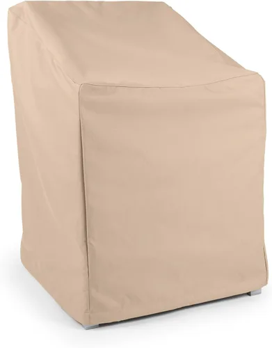 Vista 12 de Covermates Funda para silla de exterior, poliéster resistente, resistente a la intemperie, dobladillo con cordón, fundas para asientos y sillas, 22