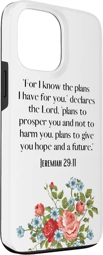 Vista 3 de iPhone 13 Pro Max Sé los planes que tengo para ti, dice el Señor Jeremías 29:11