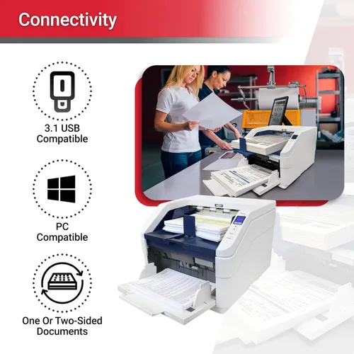 Vista 3 de Xerox W130 Dúplex Document Scanner for PC, Alimentador automático de documentos (ADF) de 500 páginas