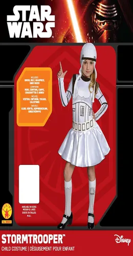 Vista 2 de Star Wars - Disfraz de Stormtrooper para niñas