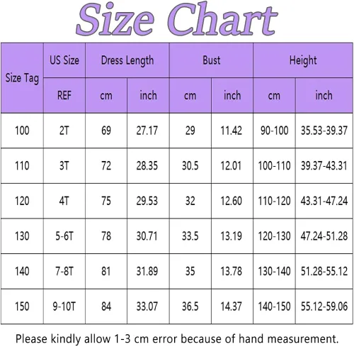 Vista 6 de Kidswant Girls Princess Dress up Costume Cosplay Fancy Party Luxury Dress with Accessories 2-12 T