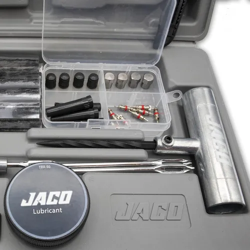 Vista 8 de JACO TRX-50 - Kit de reparación de neumáticos de alta resistencia - Kit de tapones universales para neumáticos
