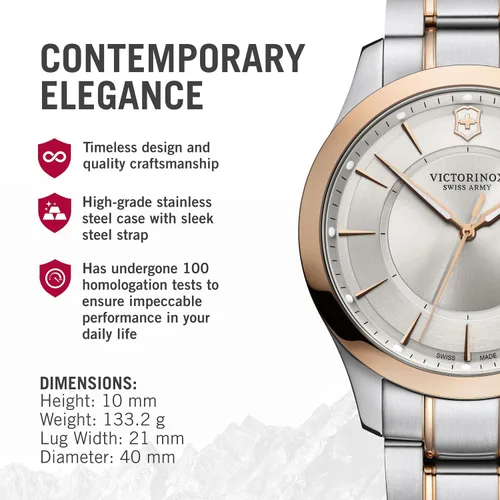 Vista 2 de Victorinox Alliance - Analog Quartz Watch for Men - Timeless Wristwatch