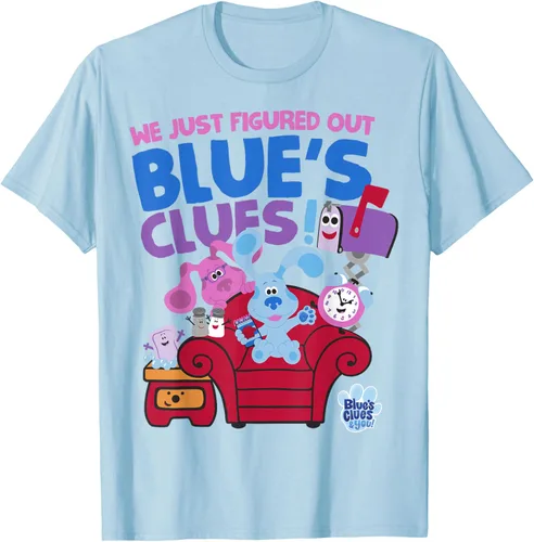 Vista 69 de Blue's Clues & You Group Shot Just Figured Out Blue's Clues Camiseta Negro
