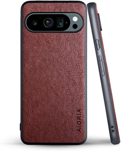Vista 32 de AIORIA Funda para Google Pixel 7a, pantalla de 6.1 "Premium PU Leather Cover Retro Business Design Funda protectora completa para Google Pixel 7a 5G