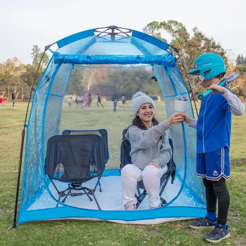 Vista 17 de All Weather Proof Pod Sports Tent,Outdoor Weather Tent Sports Pod Pop Up Shelter with Sealed Floor,Clear Tent for Sport Event,Camping,Fishing 8