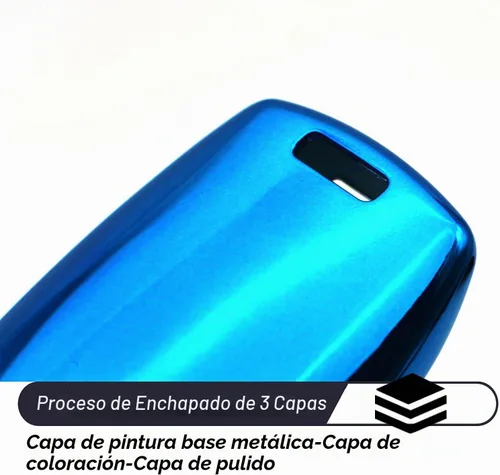 Vista 5 de MECHCOS Compatible con Dodge RAM 1500 2500 3500 4500 5500 Camion Pickup Azul TPU Funda para Llave Cubierta de Control Remoto Protector de Llave