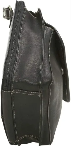 Vista 5 de Le Donne Bolso de hombro estructurado de cuero - Bolso de mujer de cuero colombiano, 9.5