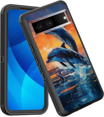 Vista 12 de Funda para Pixel 7a, a prueba de golpes, 3 capas, protección de cuerpo completo, resistente, de alto impacto, para Google Pixel 7a de 6.1 pulgadas