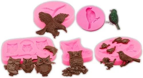 Vista 16 de 3pc chica bailarina, herramientas de maquillaje, labios boca silicona chocolate molde pastel decoración herramientas Fondant Sugarcraft moldes