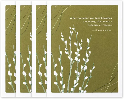 Vista 9 de Compendium Positively Green - Paquete de 4 tarjetas de aliento – Courage dear, heart (cuatro tarjetas en total, un diseño, con sobres)