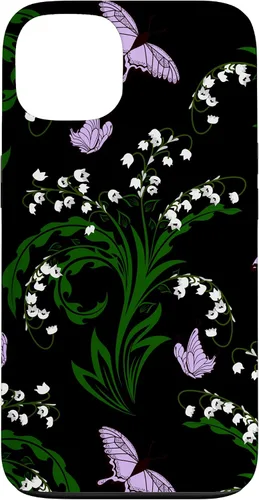 Vista 7 de Lily of The Valley and Butterflies Vintage Cottage Garden Case for iPhone 17