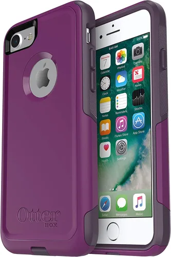 Vista 8 de OtterBox Commuter Series - Funda para iPhone SE (3ª y 2ª generación) y iPhone 8/7 (solamente), embalaje no minorista, color negro