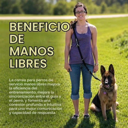 Vista 7 de ActiveDogs - Correa de perro manos libres, correa cruzada para la cintura