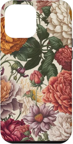 Vista 26 de Cute Flowers Vintage Botanical Floral Illustration Women Case for iPhone 17