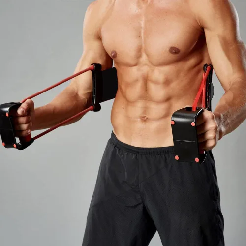 Vista 6 de Multifuncional Push Up Bars Banda de resistencia, puede ejercitar toda