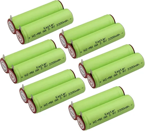Vista 7 de Kastar Paquete de 1 batería Ni-MH de 2.4 V 2200 mAh de repuesto para baterías interestatales GE 41B020AC02101 GE 41B020AC161019801 ANIC0200, Welch