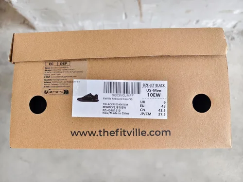 Vista 8 de FitVille Zapatos de senderismo anchos para hombre, repelentes al agua, para exteriores, zapatos de trabajo con soporte de arco, núcleo resistente