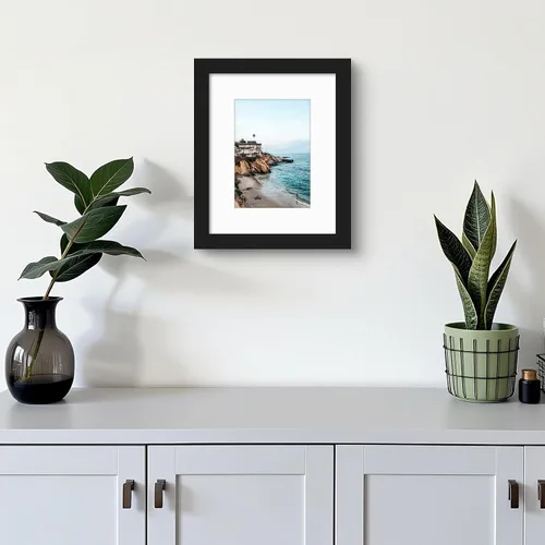 Vista 2 de Frametory, Marcos de 8 x 10 para mostrar imágenes de 5 x 7 con paspartú o fotos de 8 x 10 sin paspartú, vidrio resistente a roturas, accesorios