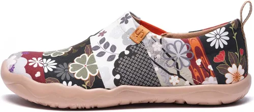 Vista 40 de UIN Mocasines casuales para mujer, de viaje, pintados, para caminar, ligeros, cómodos, de lona, tenis de moda