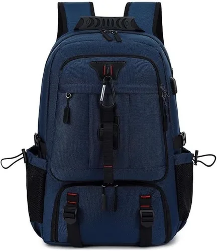 Vista 3 de Mochila De Viaje Grande Con Compartimiento Para Zapatos Acampar Senderismo