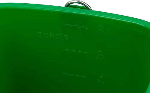 Vista 2 de San Jamar Kleen-Pail® - Cubo de limpieza de plástico, 6 cuartos de galón, color verde (paquete de 12)