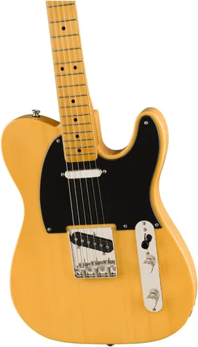 Vista 3 de Squier Classic Vibe - Guitarra eléctrica Telecaster de los años 50, rubio Butterscotch, diapasón de arce Pine Body, Maple Neck and Fingerboard